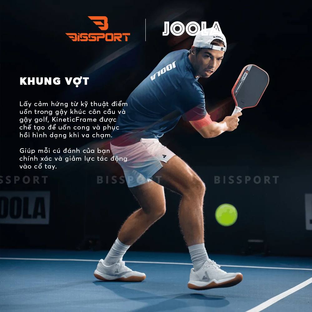 Vợt Pickleball Joola Perseus Gen 5 Ben John Đỏ Chính Hãng - Sức Đánh Mạnh Mẽ - Độ Chuẩn Xác Cao - Kiểm Soát Chắc Chắn